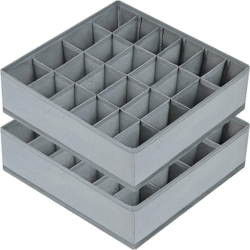 قطعتان من منظمات الجوارب والمل - مراجعة Sock Organizer Tray وسعره