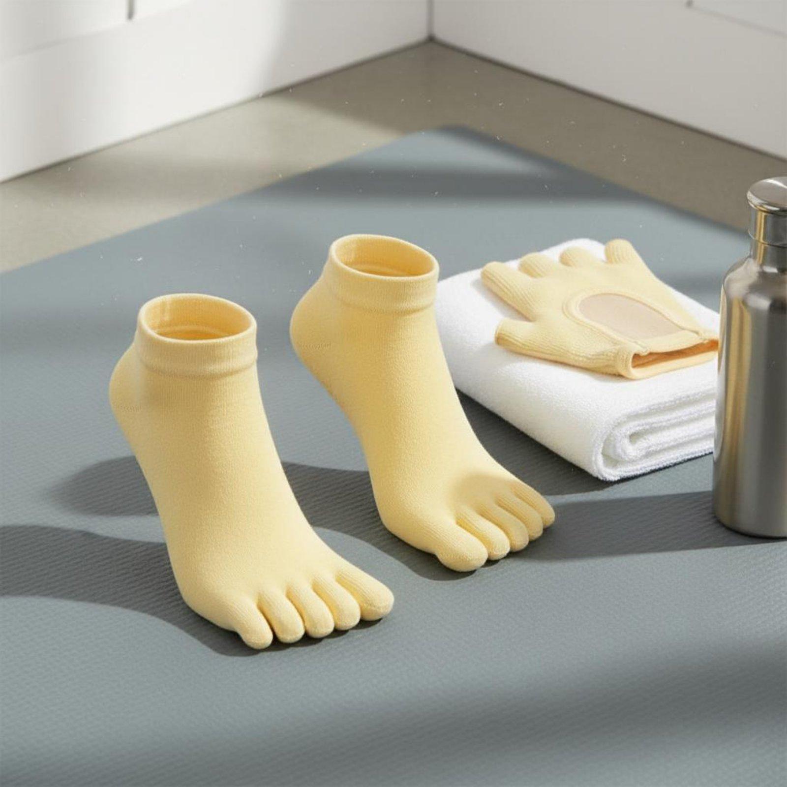 جوارب رياضية مضادة للانزلاق لل - مراجعة Grip Sock Yoga وسعره