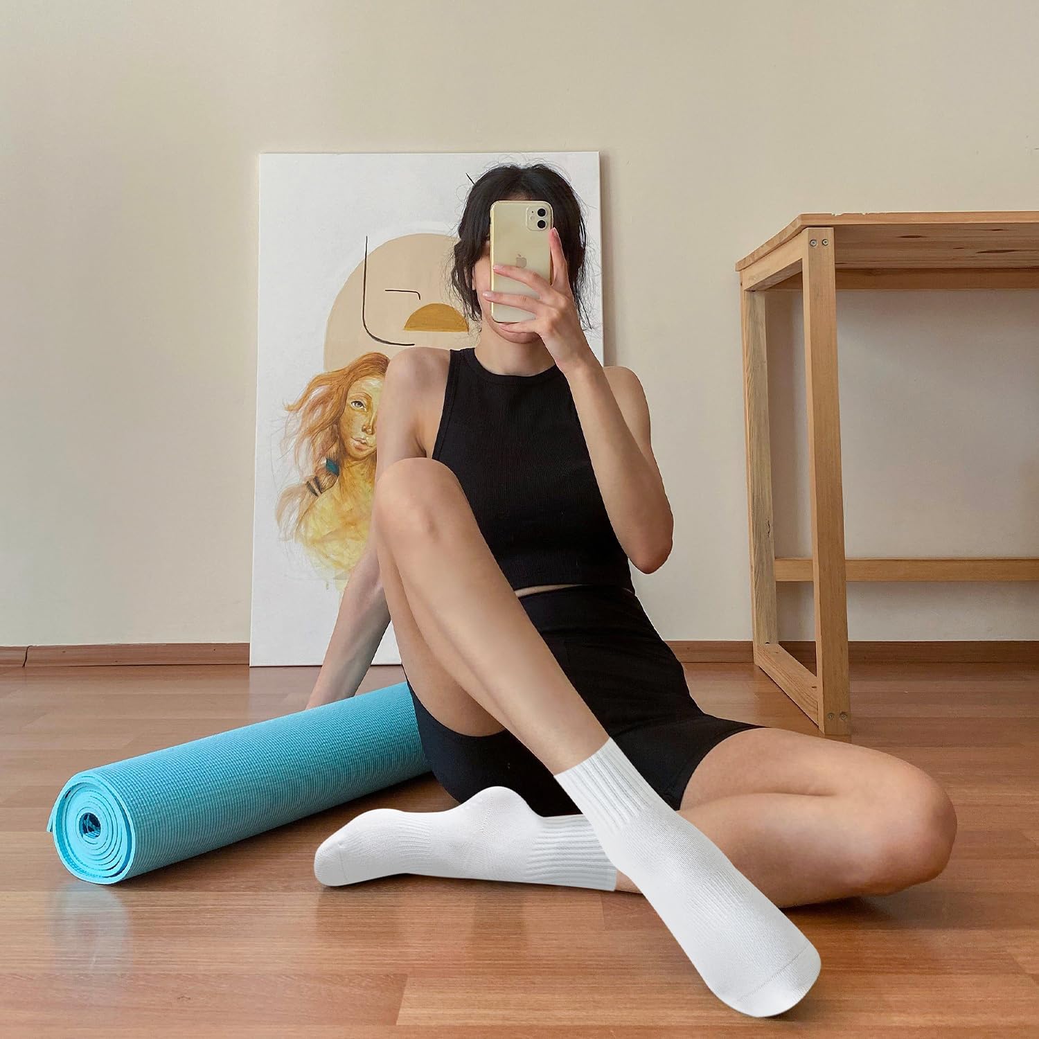 4-6 أزواج من جوارب اليوغا النس - مراجعة Grip Sock Yoga وسعره